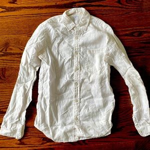 J Crew XS linen dress shirt